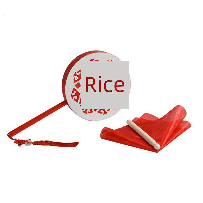 藏族热巴鼓儿童太平鼓女儿鼓扇子鼓牛皮羊皮手鼓童心鼓韵舞蹈道具