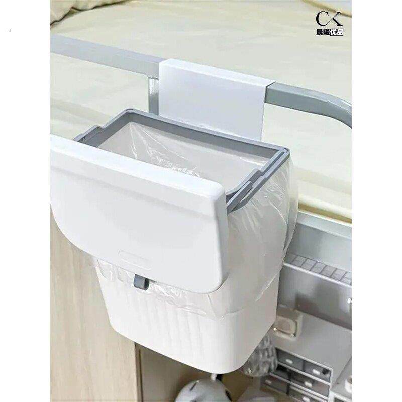 床上垃圾桶迷你大学生宿舍床上用悬挂带盖子小垃圾桶上铺床边挂篮