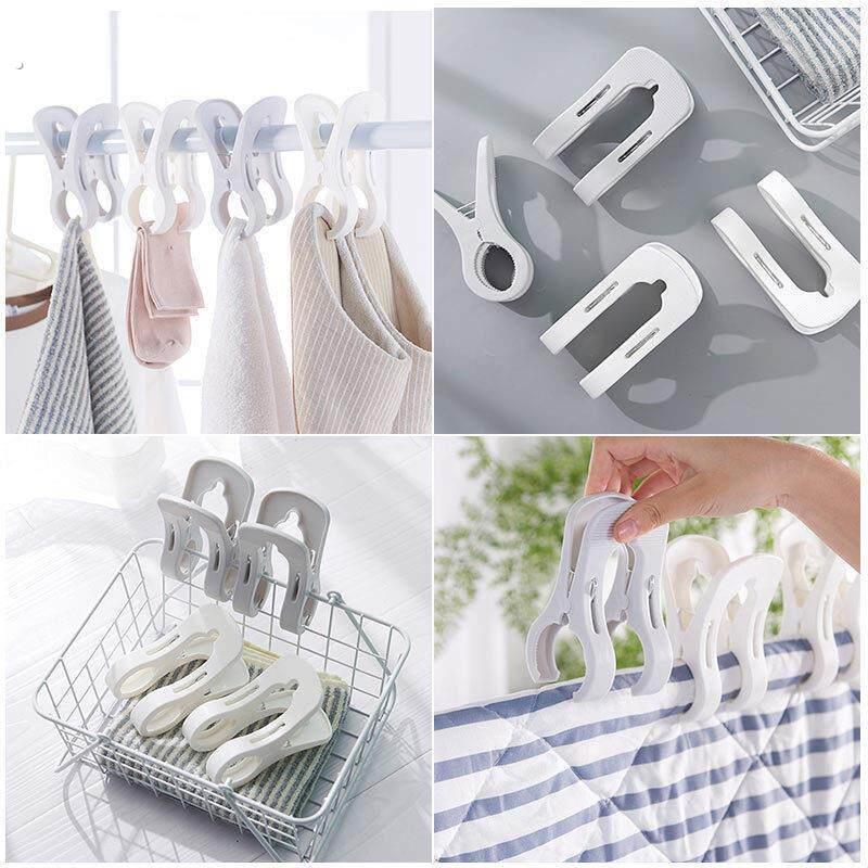 6个装新款防风固定夹晒被子大号夹子衣服晾晒夹家用晒被套晾被