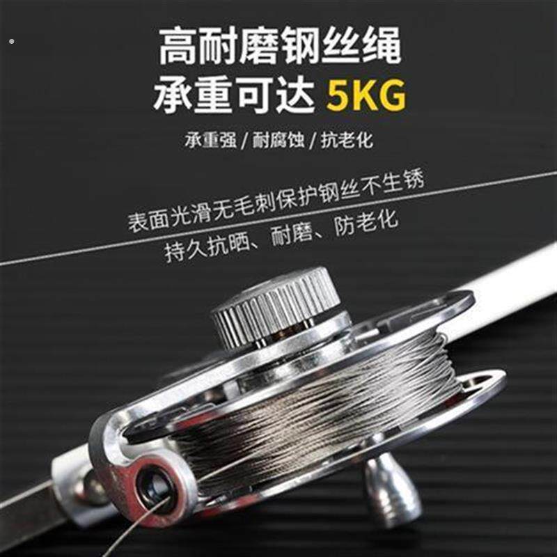 吊线锤新款滑轮吊线坠线垂高精度吊锤工地木工专用吊线坠自动收线
