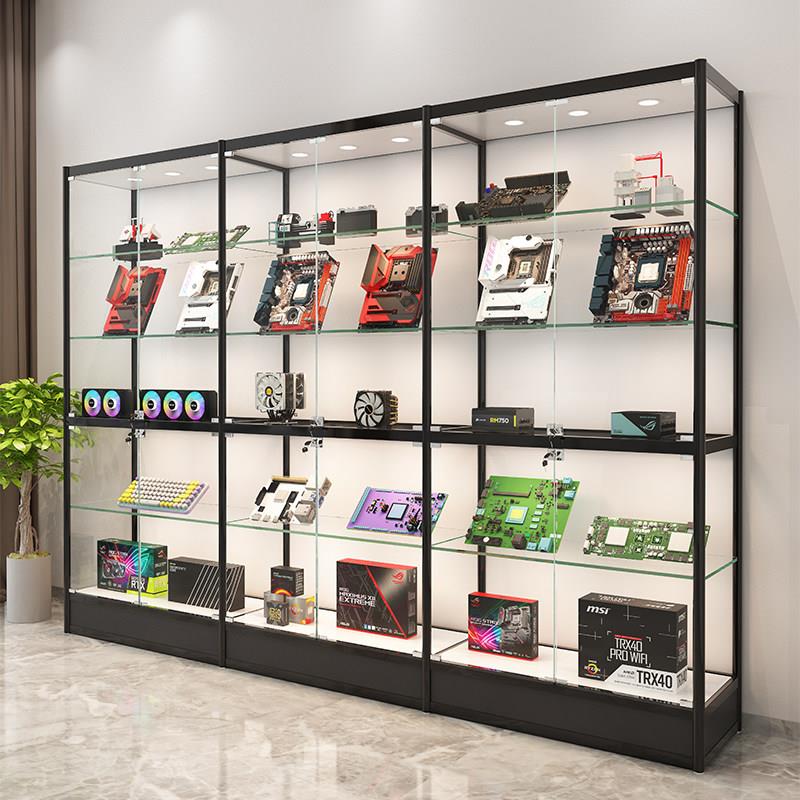 工厂样品展柜公司礼品柜展示柜玻璃展示柜摆件展示柜铝合金装饰柜