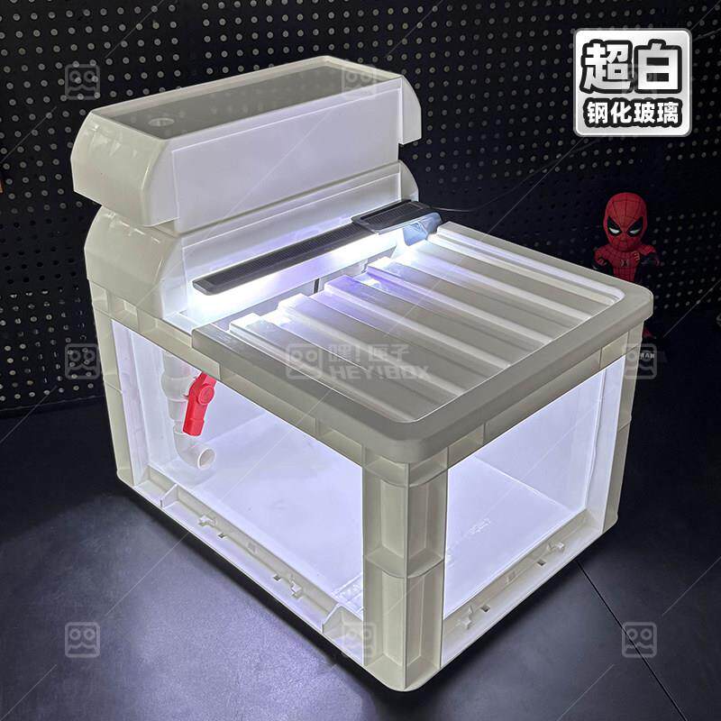 乌龟生态缸鳄龟蛋龟饲养龟缸可视周转箱乌龟箱大龟养龟专用箱鱼缸
