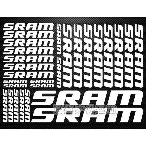 sram自行车架贴纸 山地车死飞个性车架防晒防水保护贴纸贴膜