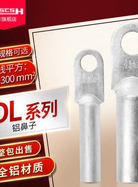 DL-16/25/35/50/70/95/120/150/185/240/300铝鼻子冷压接线端子头