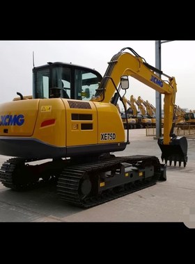 工程机械挖掘机徐工XE75D  55  60  85  95D贴纸 蓝色XCMG标志