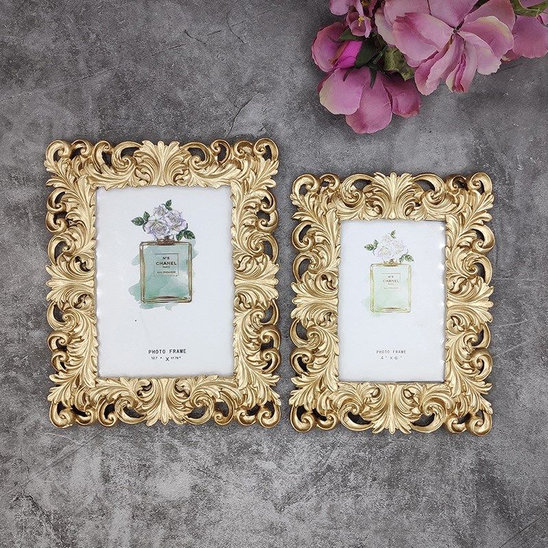 欧式宫廷摆台相框方形相册壁挂墙饰品象框横竖款玻璃画框树脂相架,家居饰品,桌面摆件,淘宝优惠券,粉丝福利购,淘宝优惠卷