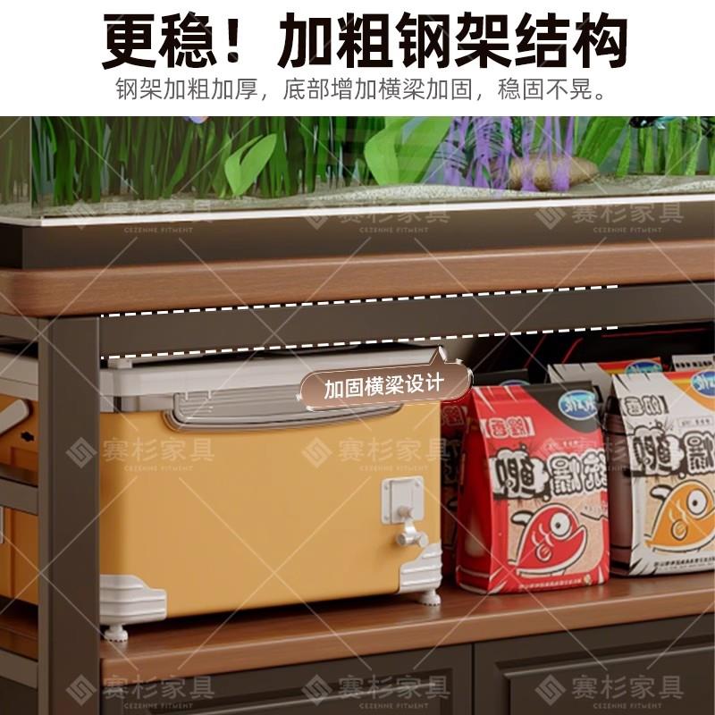鱼缸架子客厅承重鱼缸底柜托架鱼缸柜专用底座水族箱鱼缸支架底柜