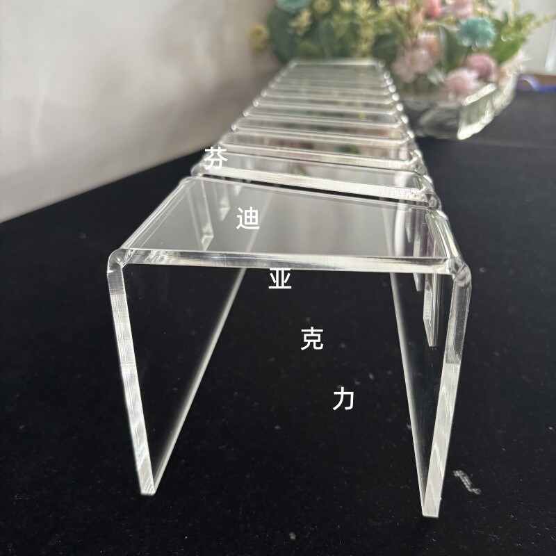 亚克力石材样品桌面展示架 大理石木板展示架玻璃样品色板展示架