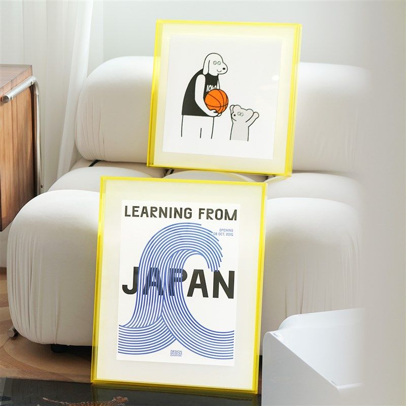 亚克力悬浮中空相框打印照片植物标本挂墙画框创意装饰画相片框