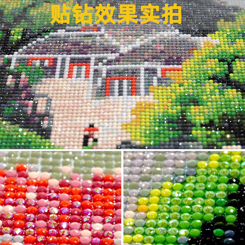 富春山居图钻石画2026新款客厅5d满钻十字绣钻石绣高级感风景山水