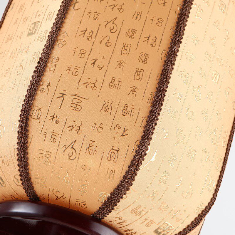 中式落地灯仿古卧室床头台灯实木客厅卧室书房酒店红灯笼落地灯