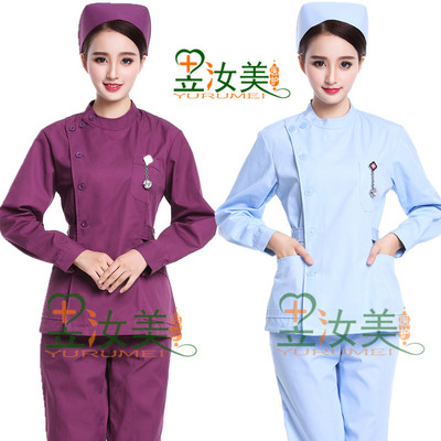 护士服分体套装冬装长袖男女护工服夏装短袖导医服口腔牙科工作服