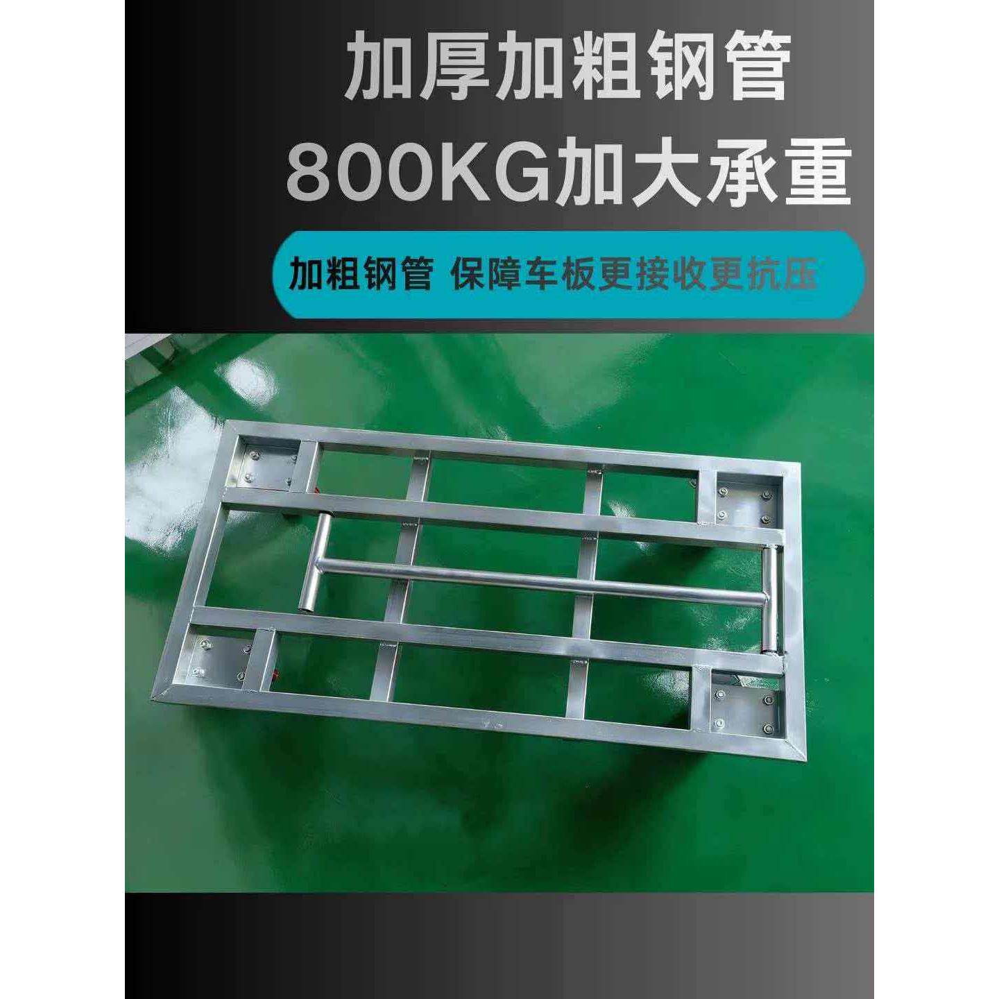 加厚重型手推车小推车平板车隐藏扶手静音乌龟车拉货搬运小推车