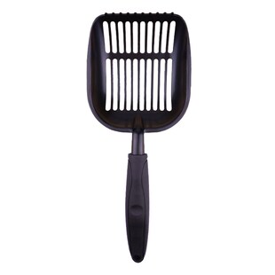 喵乐宴 猫砂铲子金属超大号猫铲屎器橡胶柄细孔小孔铲屎神器