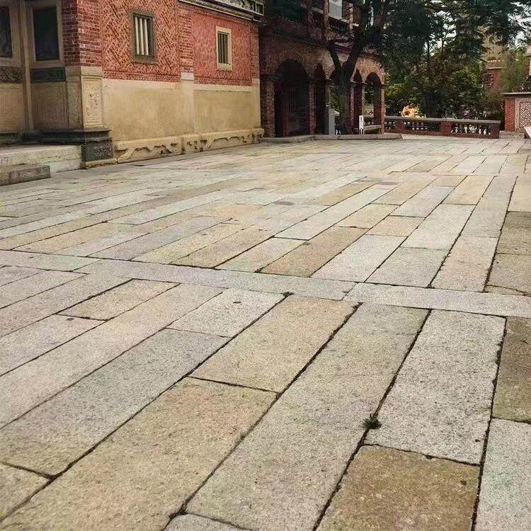 花岗岩板仿古老石条汀步台阶古建景区地铺石材仿古踏步石老石板