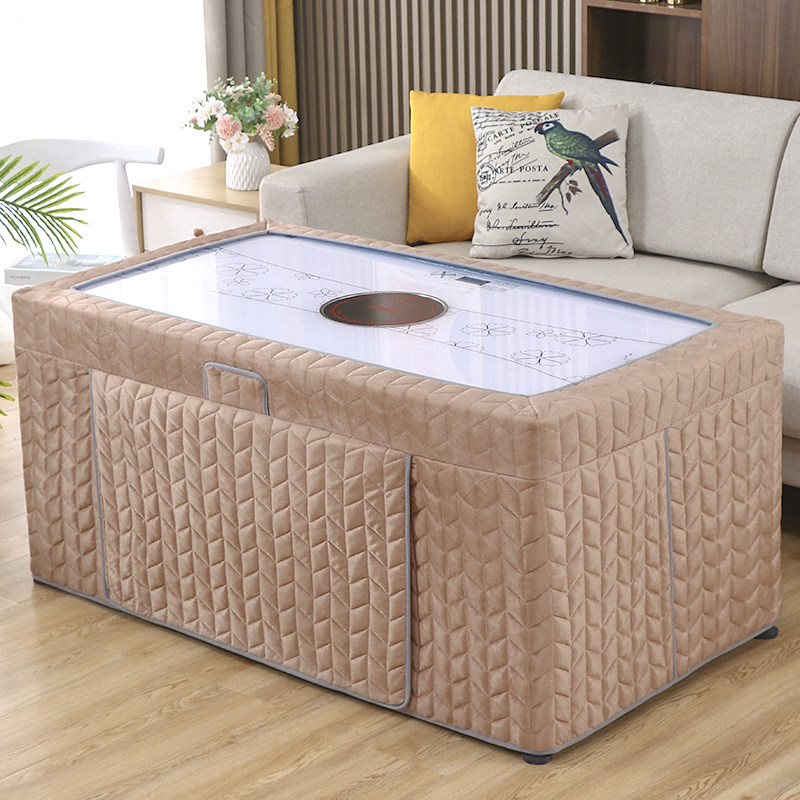 冬季新款烤火桌子罩套加厚长方形电暖炉罩家用加绒茶几罩烤火布罩,居家布艺,微波炉罩,淘宝优惠券,粉丝福利购,淘宝优惠卷