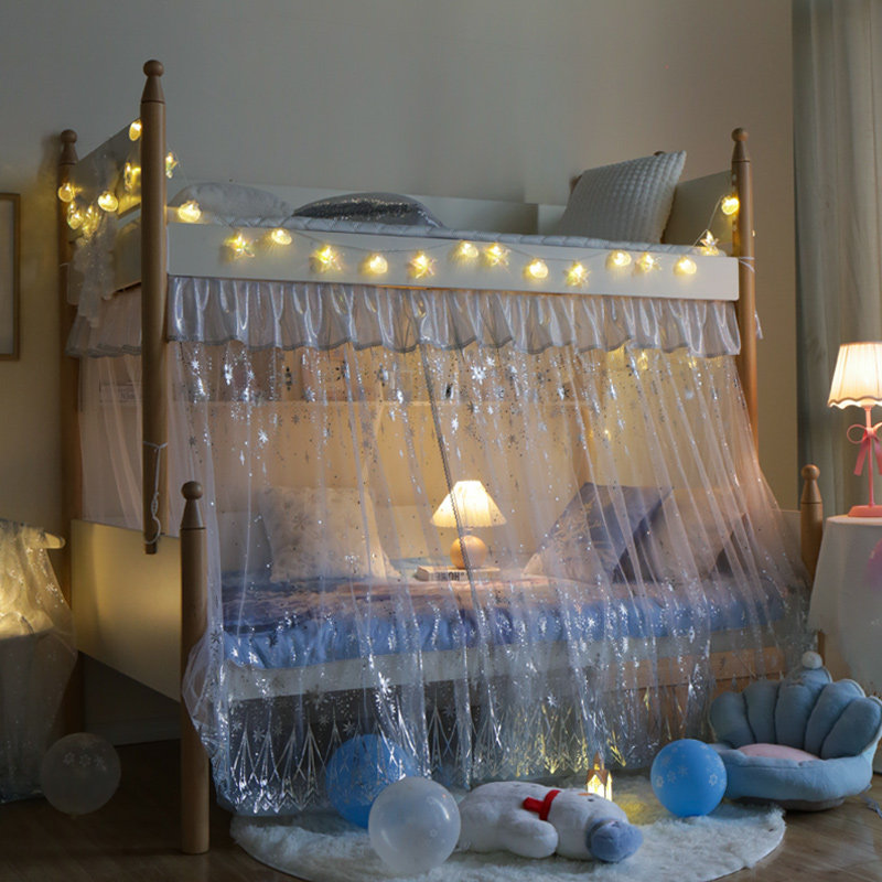 莎莎公主子母床蚊帐 儿童上下铺蚊帐 女孩卧室高低双层床蚊帐,床上用品,蚊帐,淘宝优惠券,粉丝福利购,淘宝优惠卷