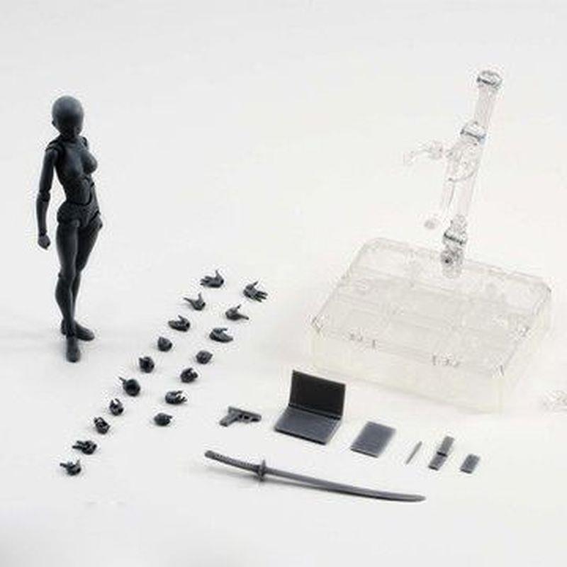 绘画人体模型关节可动人偶木头人形艺术品木偶人调动画室素描