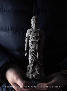 中式神话造像大赏观世音佛陀古典家居寺庙装饰防水鱼缸造景工艺品