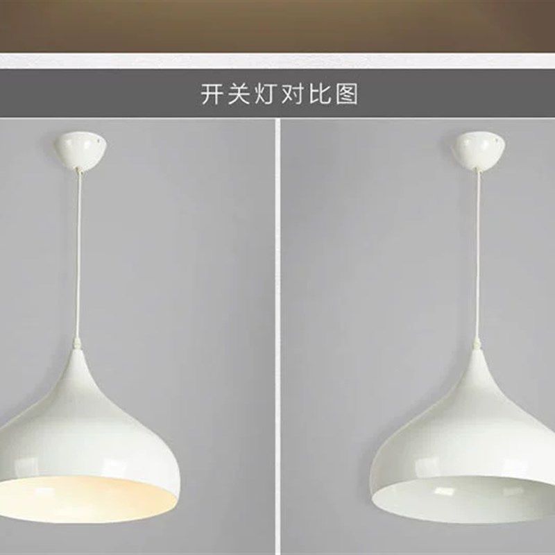 酒店吧台简约铁艺吊灯红色黑色白色创意北欧半圆吊灯餐厅单头灯罩,家装灯饰光源,餐厅吊灯,淘宝优惠券,粉丝福利购,淘宝优惠卷