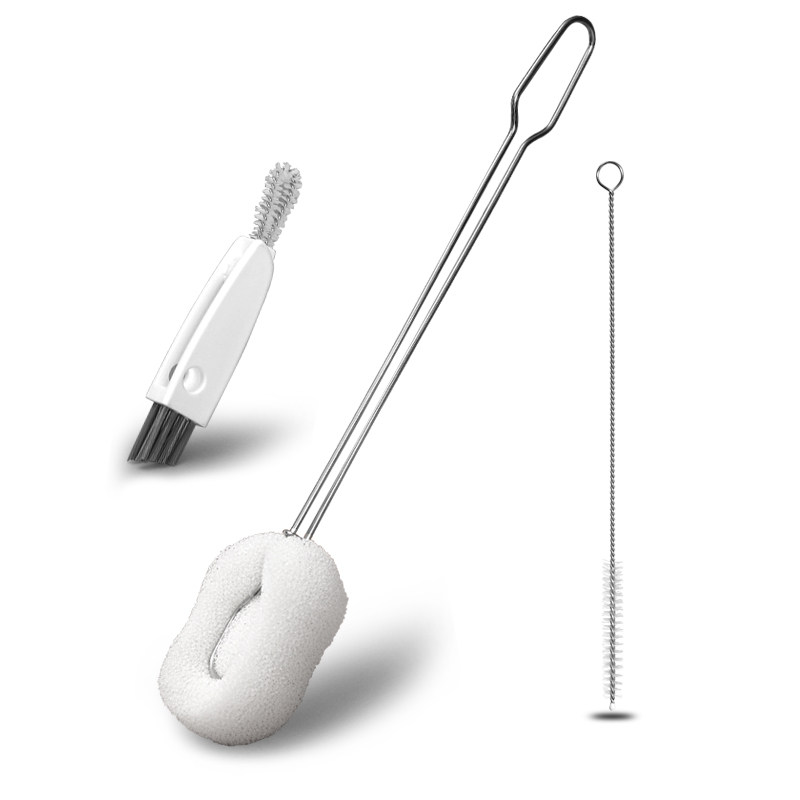 杯刷杯子神器保温杯清洗奶瓶刷海绵长柄吸管刷多功能三合一杯盖刷,家庭/个人清洁工具,加液刷,淘宝优惠券,粉丝福利购,淘宝优惠卷