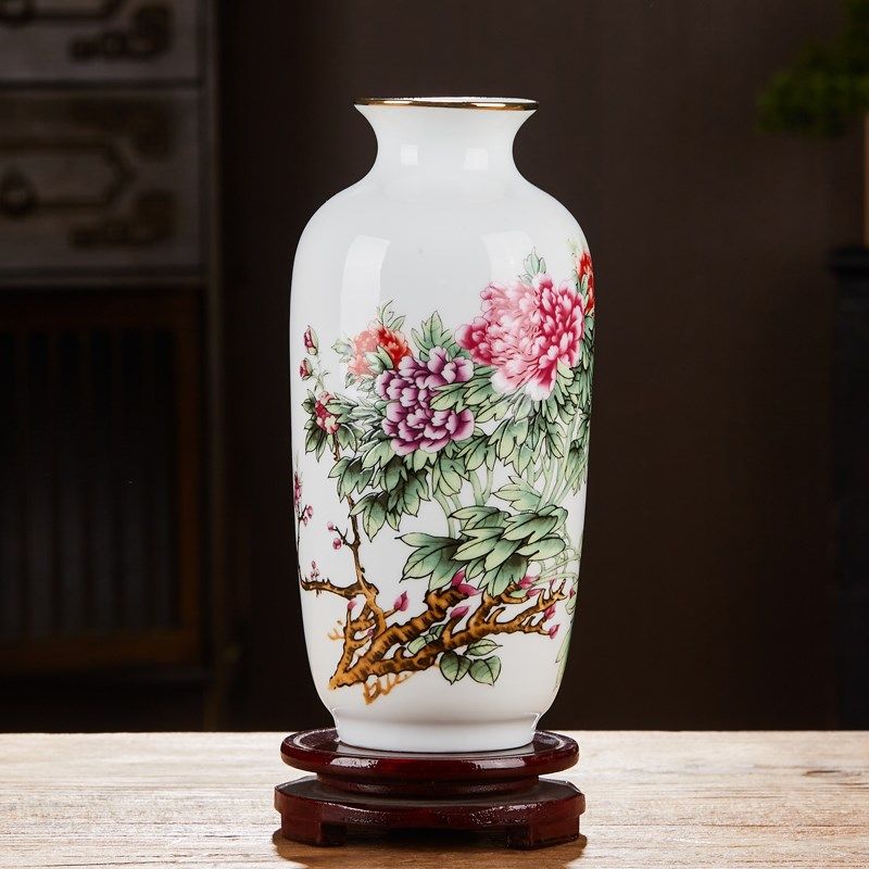 景德镇陶瓷器仿古青花瓷大花瓶摆件客厅富贵竹插花家居工艺装饰品,家居饰品,花瓶,淘宝优惠券,粉丝福利购,淘宝优惠卷