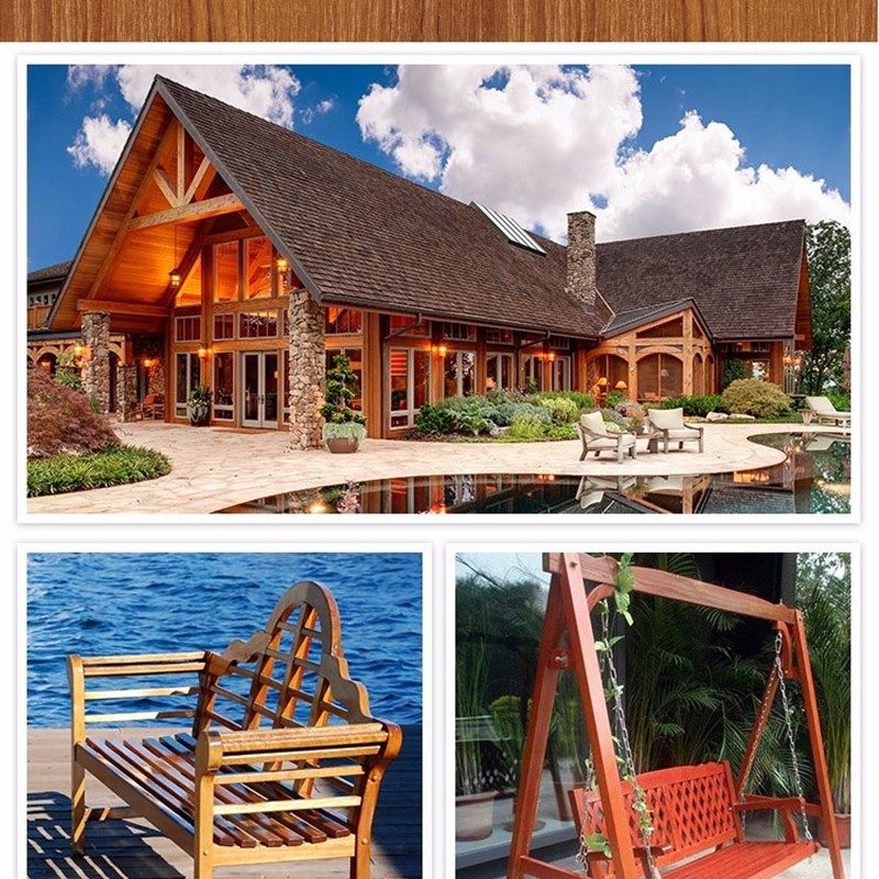 防腐木油/耐候木油/透明防水清漆木器漆户外木油漆大桶18L立发牌