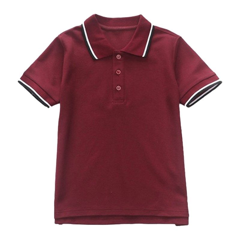 英伦风校服套装小学生学院园服夏装儿童枣红色短袖黑领T恤上衣,童装/婴儿装/亲子装,校服/园服,淘宝优惠券,粉丝福利购,淘宝优惠卷