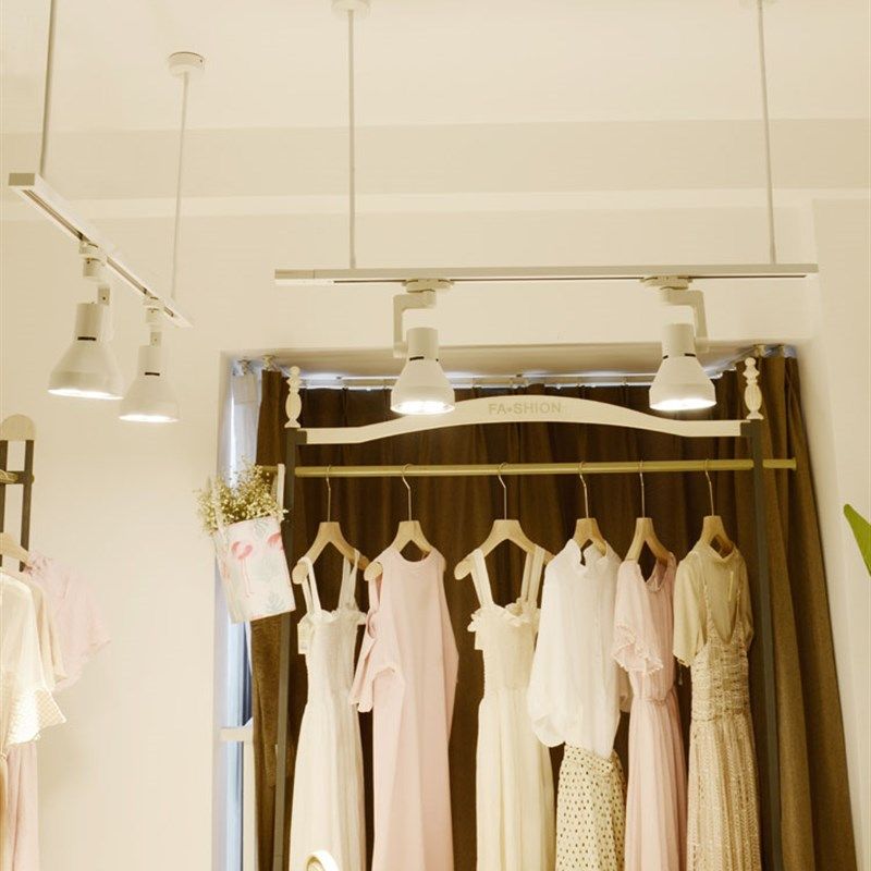 led射灯吊杆轨道条服装超市商用延伸轨道加长悬挂式射灯桥架灯具,家装灯饰光源,嵌入式射灯,淘宝优惠券,粉丝福利购,淘宝优惠卷