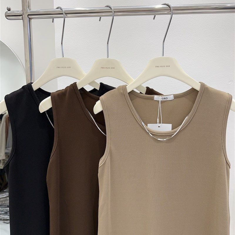 秋款背心裙!叠穿配项链吊带裙女宽松直筒裙内搭长裙显瘦裙子