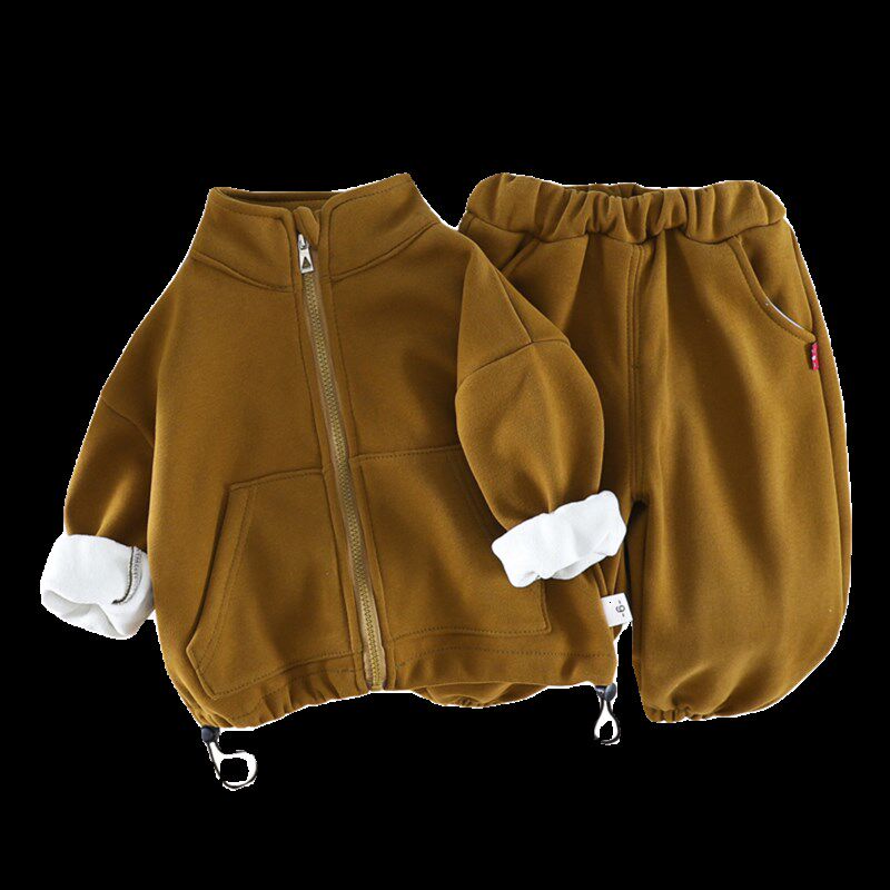 男宝宝外套开衫1岁半九12一89六6十10个月婴儿衣服分体秋冬季套装