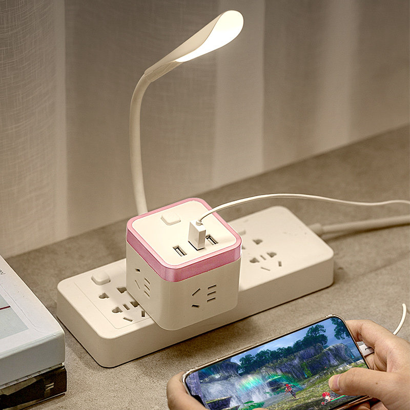 USB插座台灯排插带小夜灯多功能家用转换器面板多孔插板带触控灯,电子/电工,转换插头,淘宝优惠券,粉丝福利购,淘宝优惠卷
