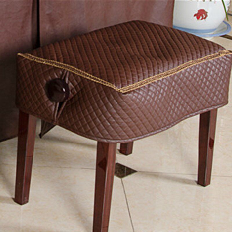 欧式PU皮革钢琴凳罩 单双人钢琴凳套 钢琴罩 防尘罩