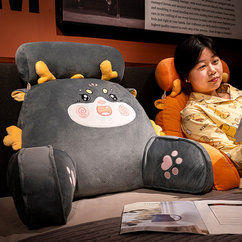 龙年靠枕床头软包靠垫护腰枕头大靠背枕宿舍学生床上孕妇沙发抱枕,居家布艺,床头靠垫,淘宝优惠券,粉丝福利购,淘宝优惠卷