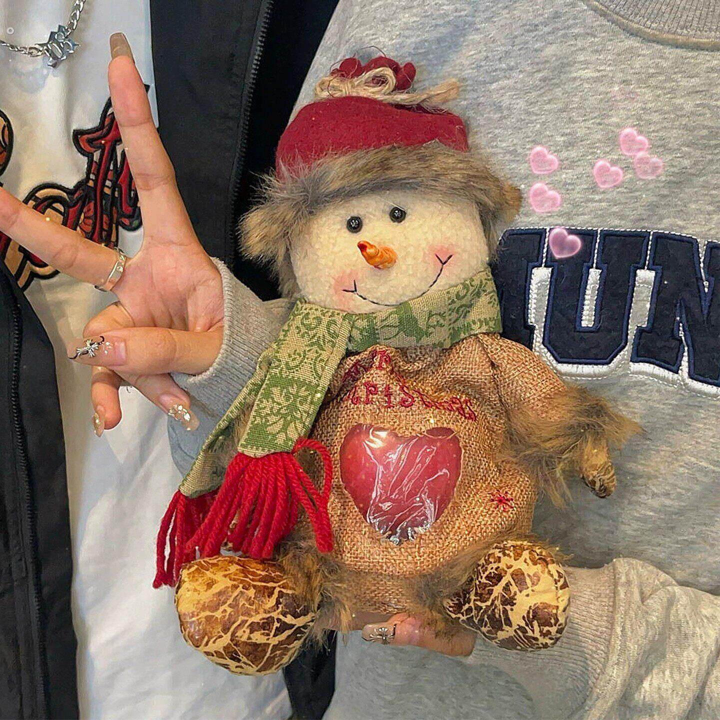 圣诞礼品袋平安夜平安果装饰袋幼儿园糖果袋圣诞节玩偶礼物送女友