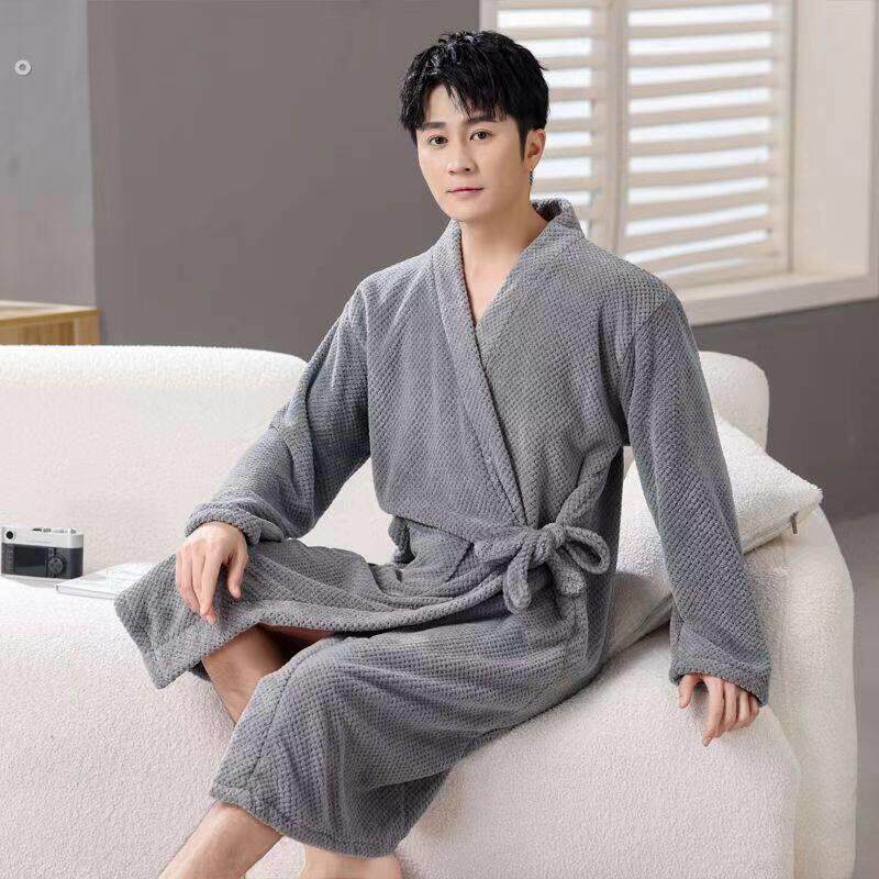 浴巾男款裹巾可穿式浴衣睡袍加大男士专用洗澡游泳青年浴袍洗澡巾