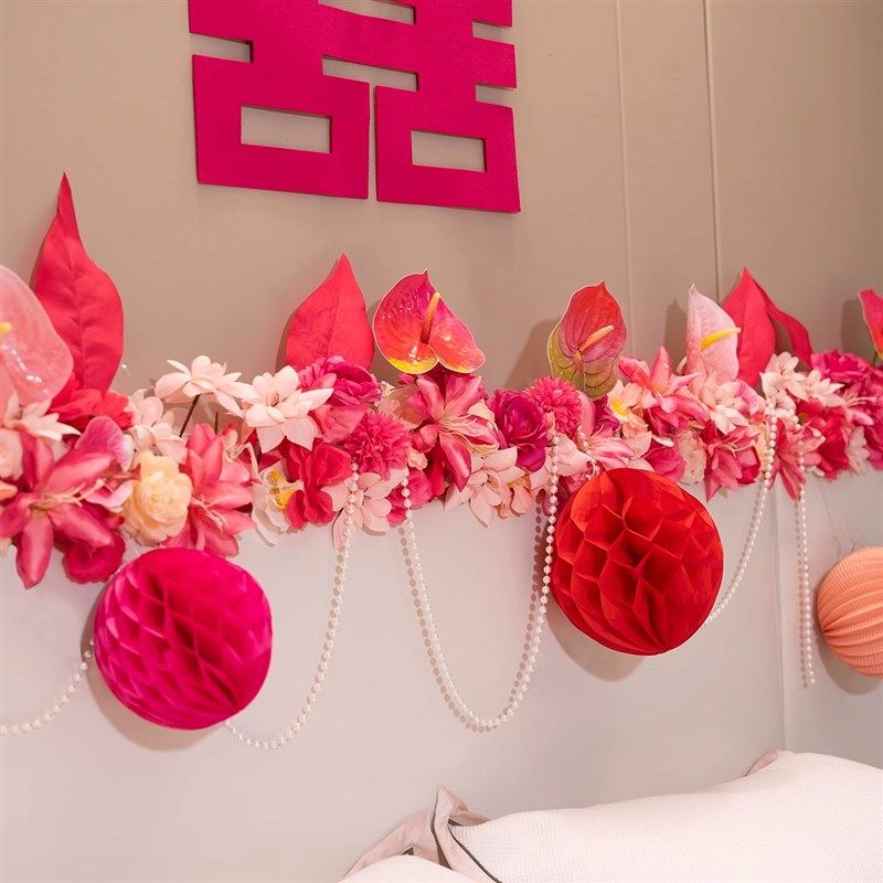 结婚床头真花婚房布置装饰花藤摆花新房卧室沙发婚庆花,节庆用品/礼品,婚房装扮用品,淘宝优惠券,粉丝福利购,淘宝优惠卷