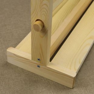 纸卷架百米书画长卷宣纸专用架书法国画长卷架子收纳架实木架画架