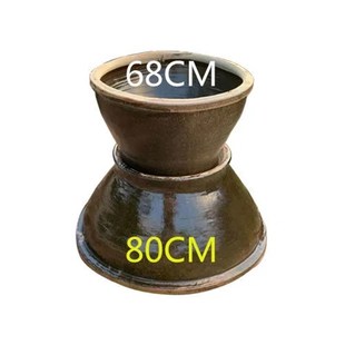 80配68莲花土陶瓷罐烤酒设备传柴火烧酒瓦缸天锅酿酒蒸馏设备老式