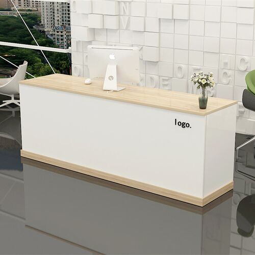 房产中介公司前台桌接待台图文店办公桌奶茶店超市吧台柜台收银台