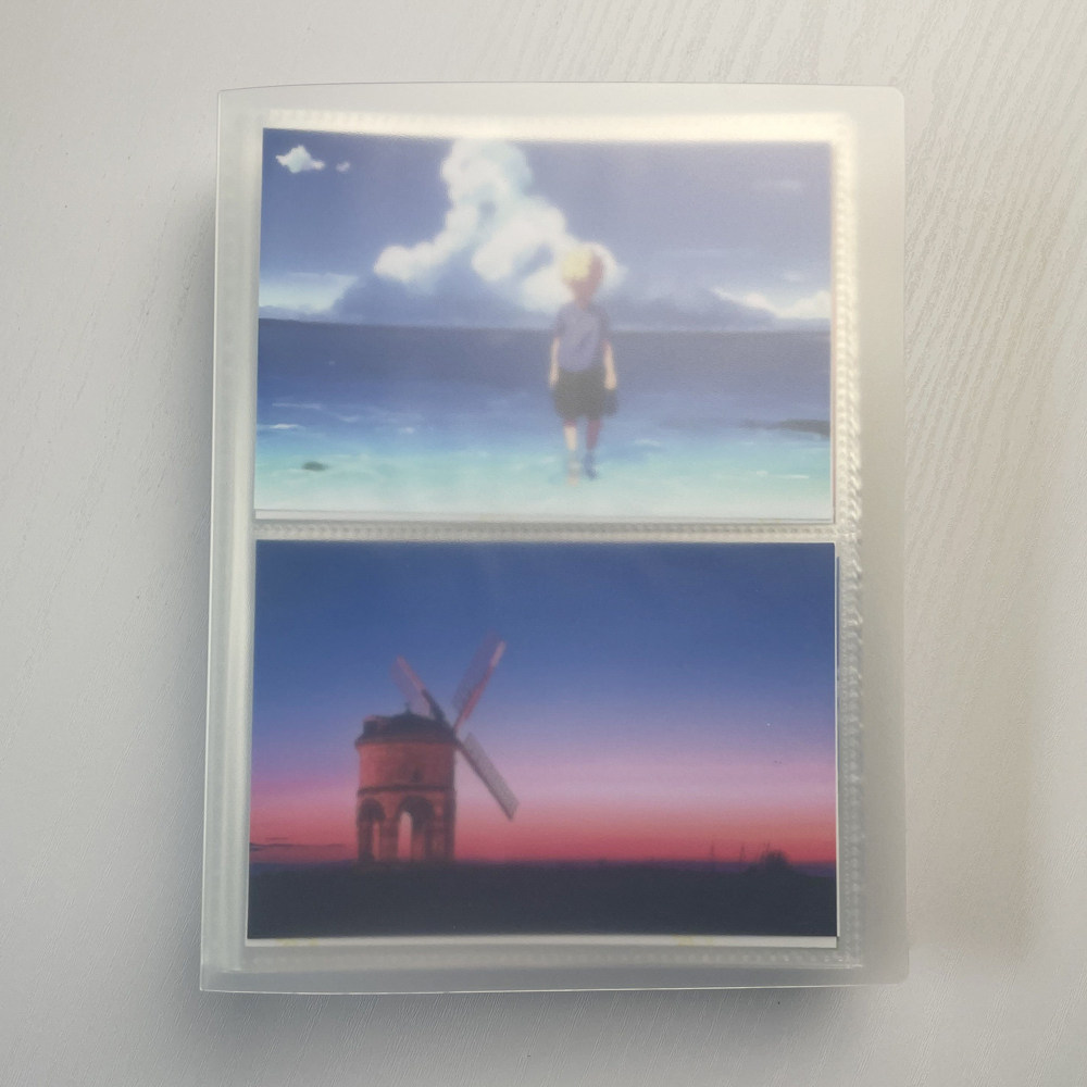 简约5寸6寸4D相册5R影集7寸相簿明信片收藏本生写册影集L判烧普