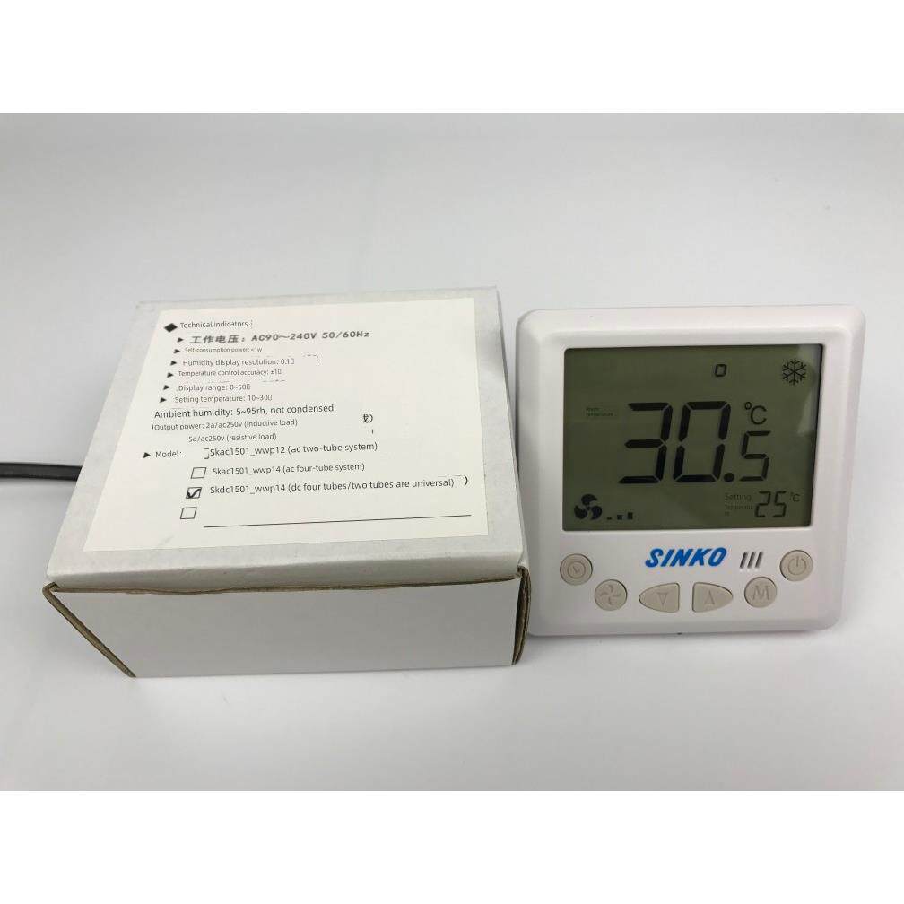SINKO新晃空调直流无刷温控面板风机盘管面板SKDC1501 SKAC1501