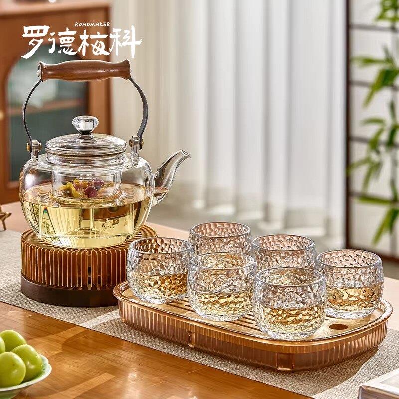 罗德梅科茶壶套装客厅家用玻璃茶壶小型茶台办公室茶几泡茶杯子