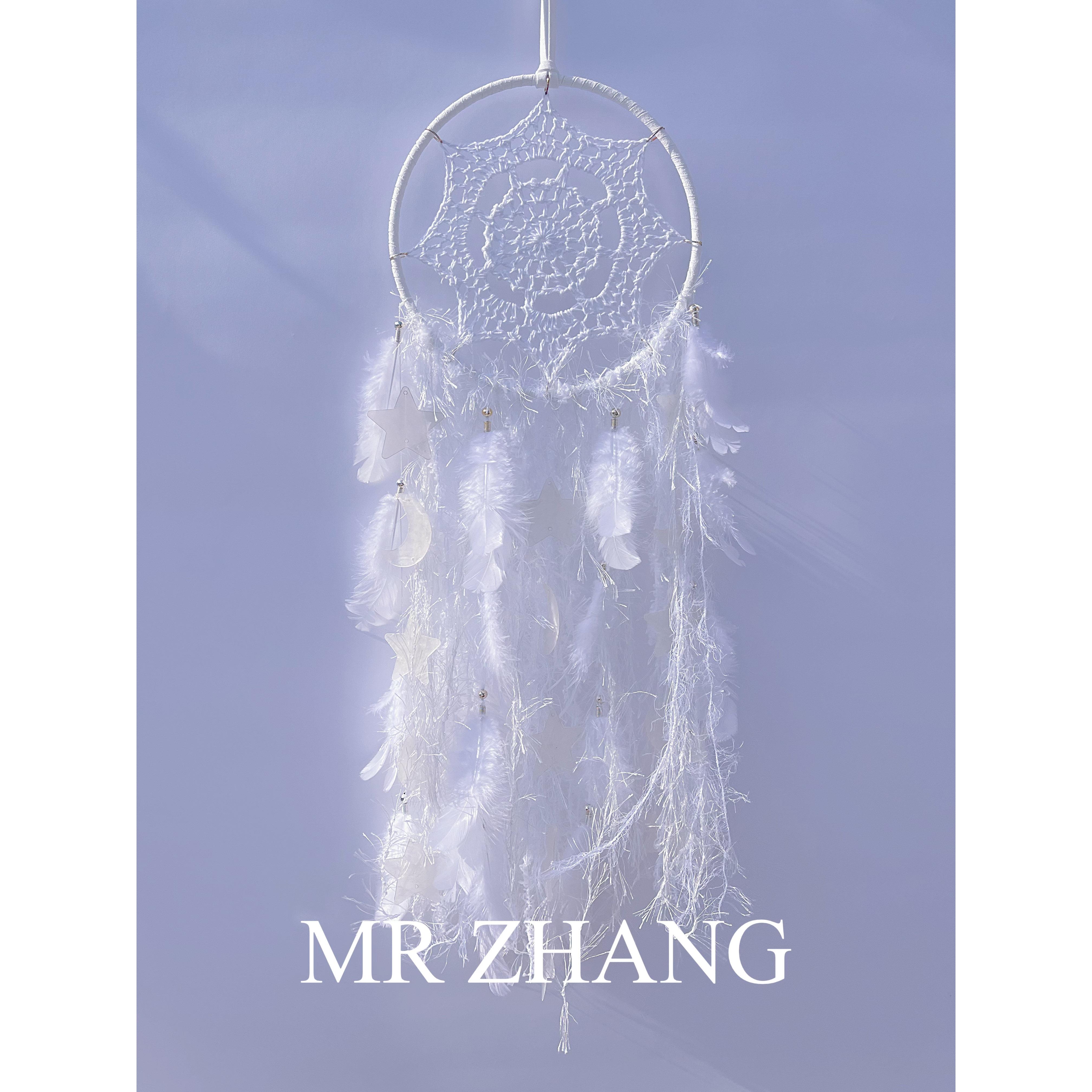 MR ZHANG捕梦网原创白色清新民宿挂饰梦幻生日礼物少女氛围感房间