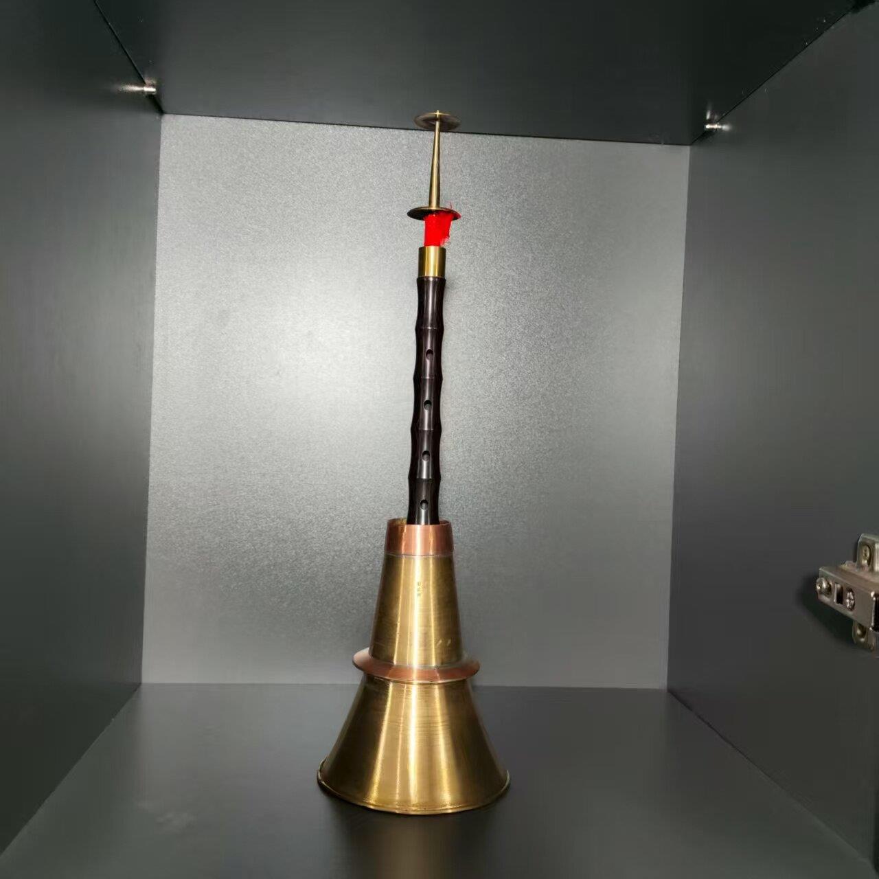 潮洲唢呐潮州余源声手工唢呐潮州乌木二吹唢呐潮州乌木小吹唢呐