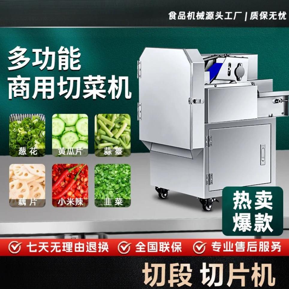 20型多功能小型家庭食堂商用全自动切菜机切韭菜葱花酸菜丝辣椒圈
