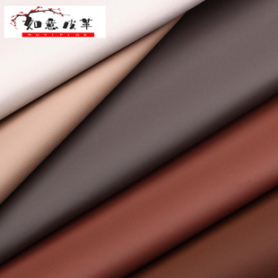 超纤纳帕纹皮革面料pu软硬包汽车座椅人造革软装家居沙发布料皮料