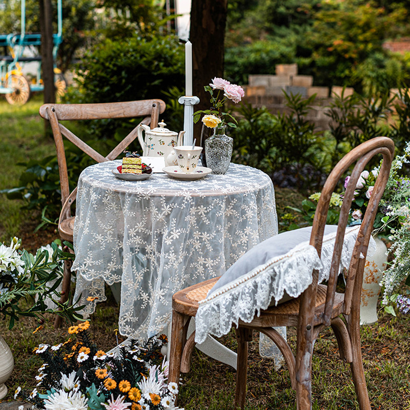 法式茶几桌布蕾丝餐桌布长方形甜品台布欧式圆形家用小清新盖巾布,居家布艺,桌布,淘宝优惠券,粉丝福利购,淘宝优惠卷
