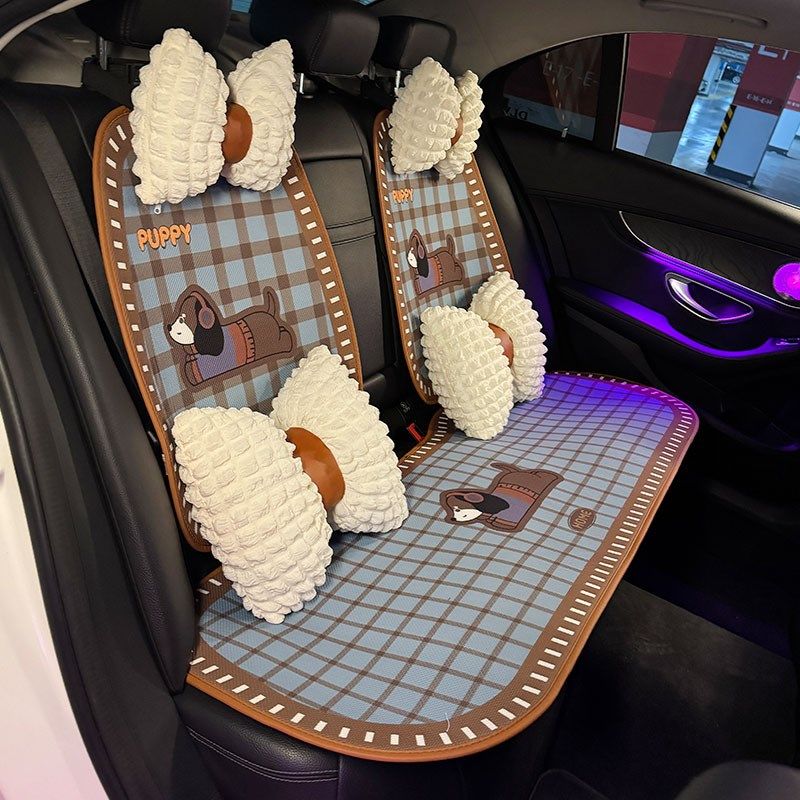 汽车坐垫四季通用女士座垫夏季透气可爱座椅套高级感半包新款座套,汽车用品/电子/清洗/改装,通用座套/座垫,淘宝优惠券,粉丝福利购,淘宝优惠卷