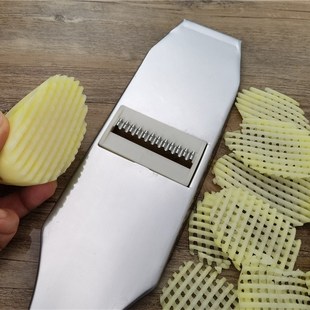 华诚多功能切菜器刮土豆丝工具擦黄瓜擦丝器不锈钢插丝板罗卜刨子